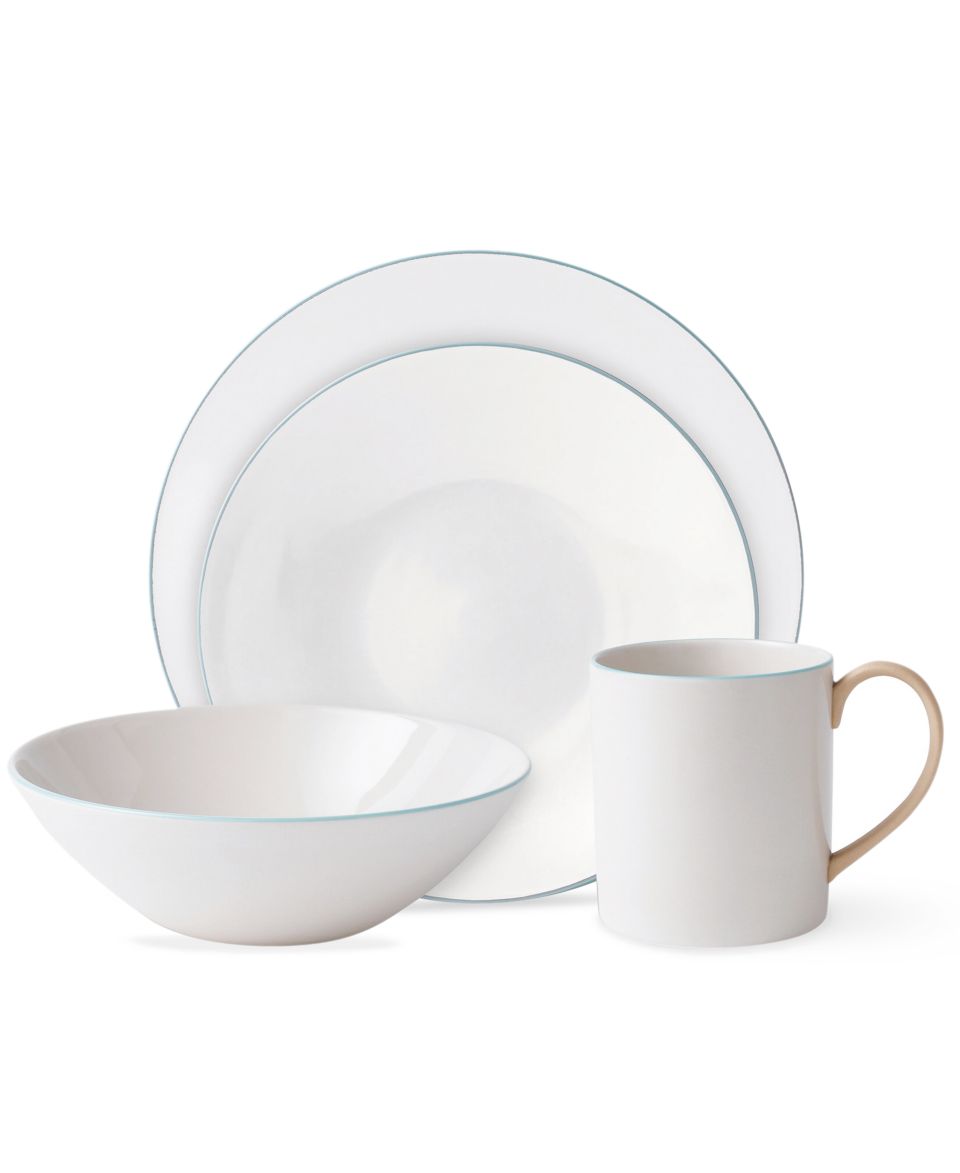 Wedgwood Dinnerware, Natures Canvas Limestone 4 Piece Place Setting