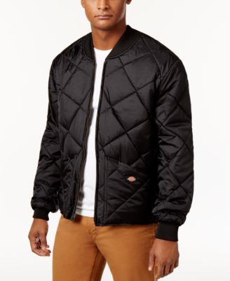 Dickies Men's Quilted Bomber Jacket & Reviews - Coats & Jackets - Men ...