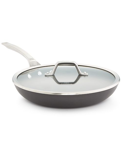 Calphalon Signature Nonstick 12 Omelette Pan With Cover Reviews Cookware Kitchen Macy S