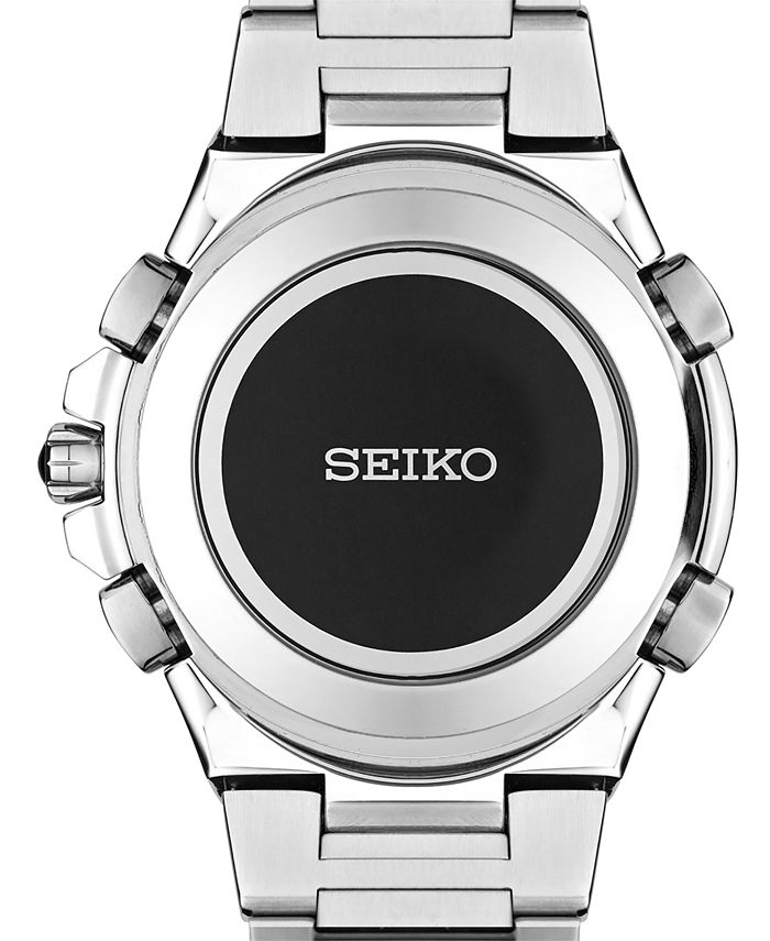 seiko coutura men's steel bracelet chronograph watch