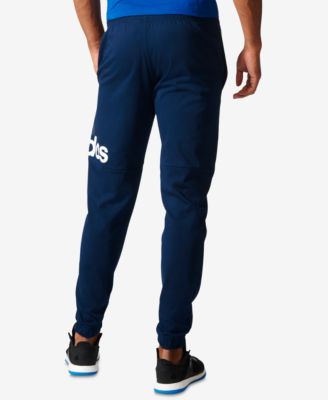 men's adidas essential cotton jersey jogger pants