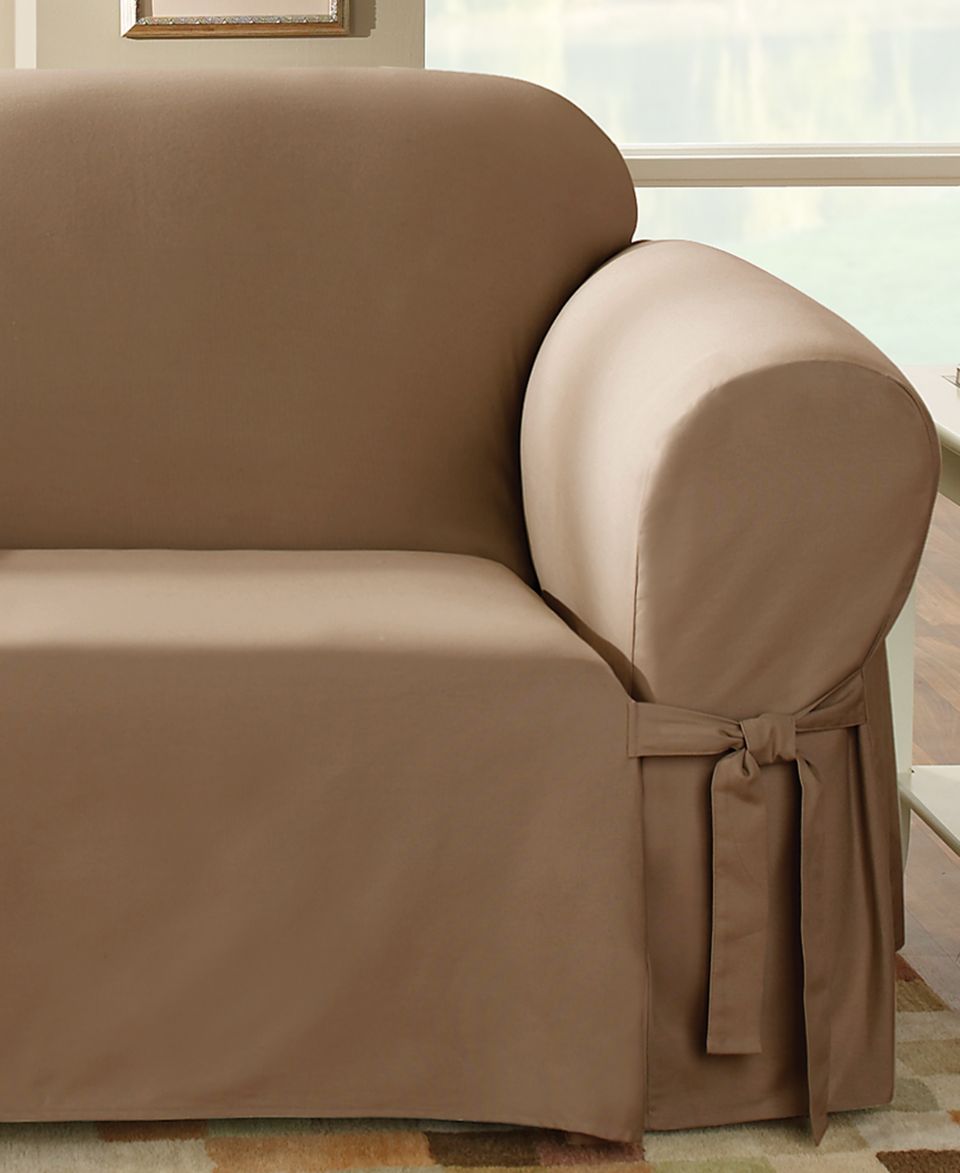 Sure Fit Slipcovers, Duck T Cushion Furniture Covers   Slipcovers