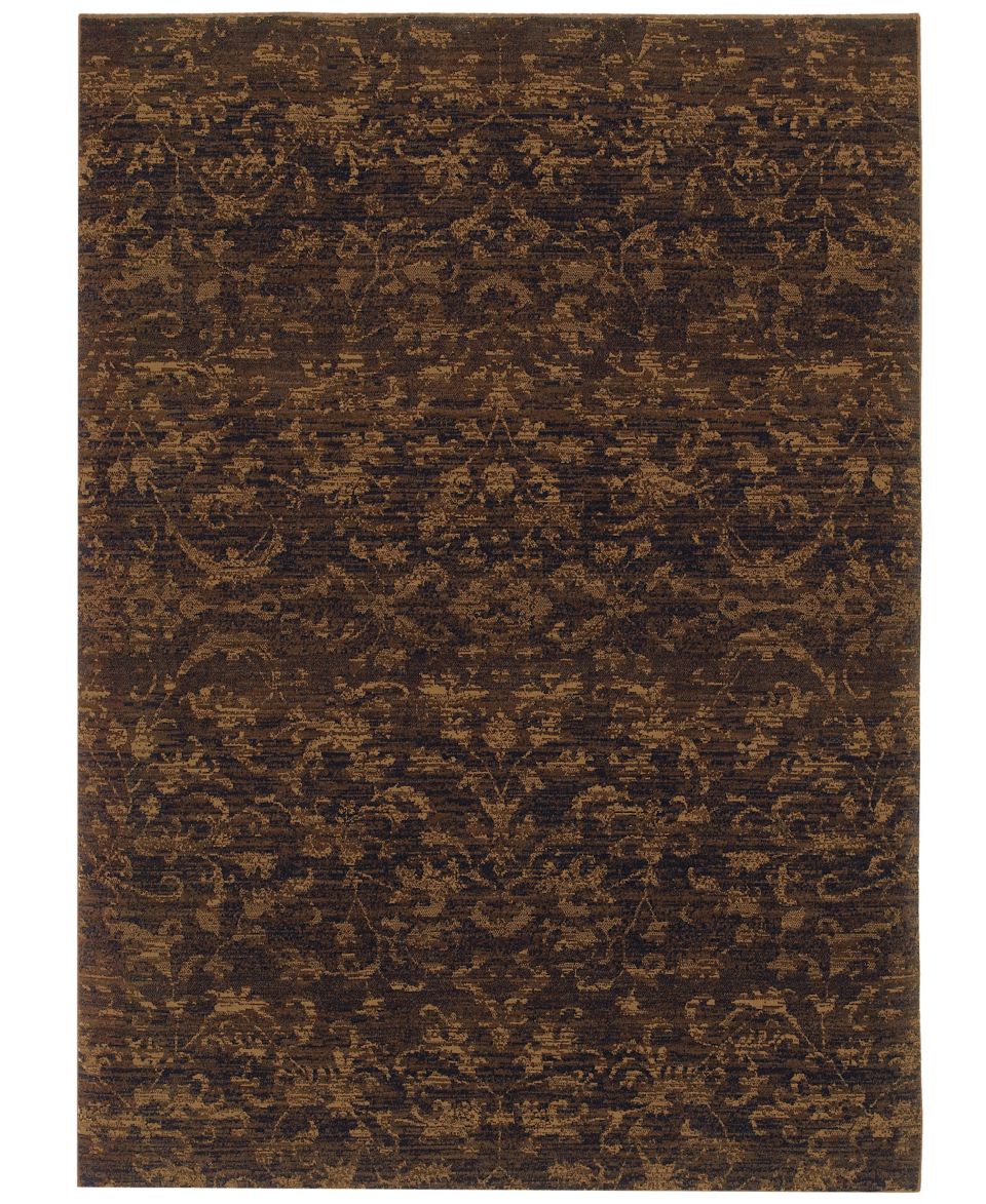 Karastan Area Rug, Woven Impressions Vintage Batik Espresso 2 6 X 12