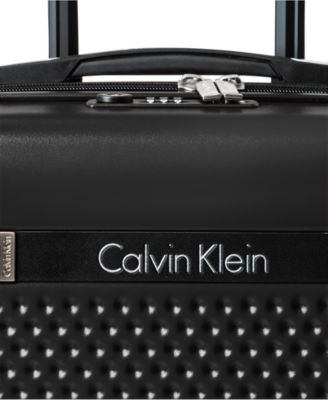 calvin klein suitcase black