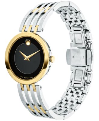 Movado Women's Swiss Esperanza Two-Tone PVD Stainless Steel Bracelet ...