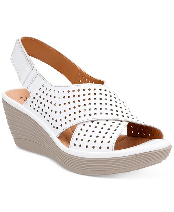 Clarks Collection Women's Reedly Variel Wedge Sandals & Reviews ...