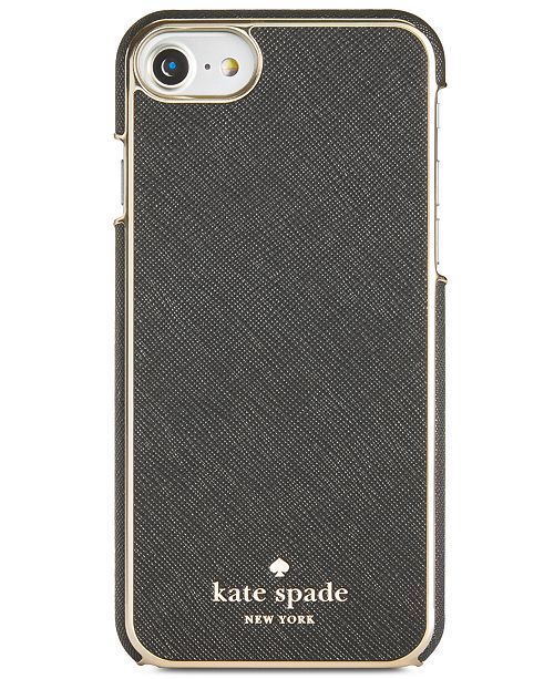Kate Spade New York Leather Inlay Iphone 7 Case Reviews Handbags Accessories Macy S