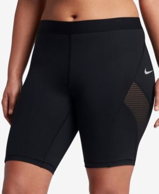 macys plus size nike shorts