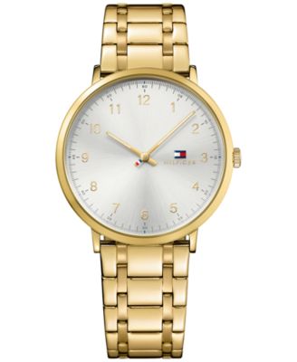 tommy hilfiger gold watch mens