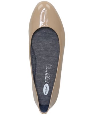 dr scholl's memory foam cool fit flats