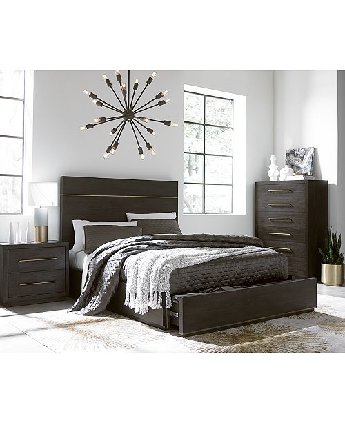 Furniture Cambridge Storage Queen Platform Bed Created For Macy S Reviews Furniture Macy S