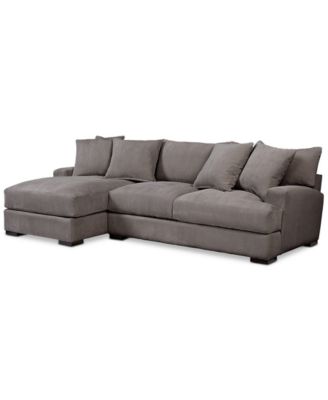 Furniture Rhyder 2-Pc. Fabric Sectional 
