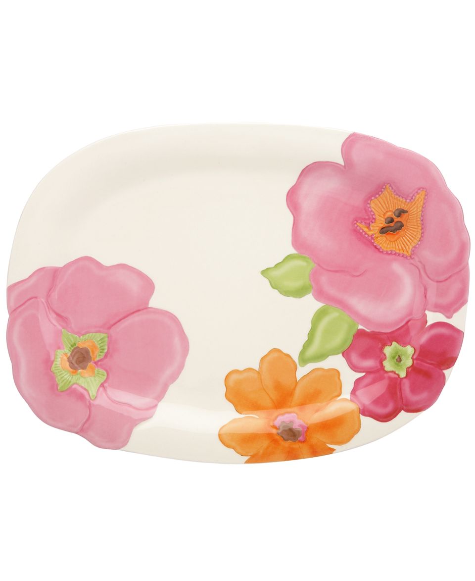 Lenox Dinnerware, Floral Fusion Flower Cake Stand   Casual Dinnerware