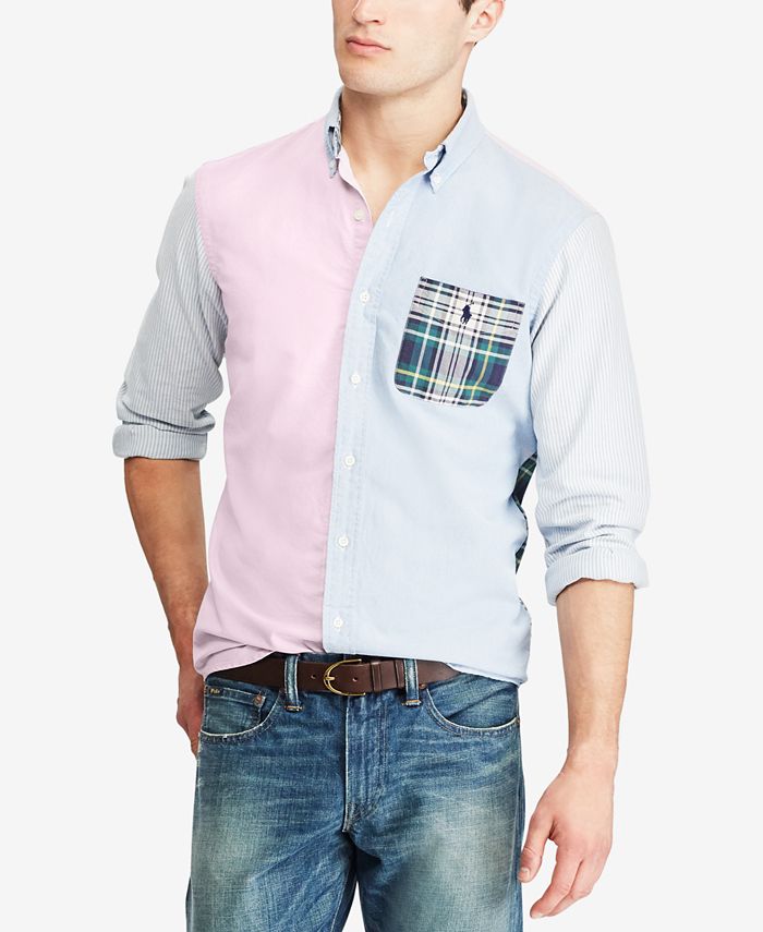 polo ralph lauren men's classic fit oxford button down shirt
