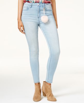 juniors high waisted skinny jeans