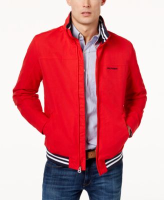 tommy hilfiger red jacket mens