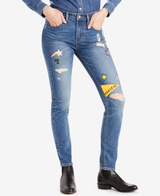 macy's ladies levi jeans