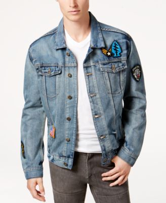 macys jean jacket mens