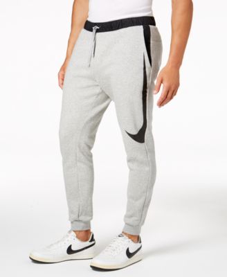 Nike Men's Mixed Media Logo Sweatpants 