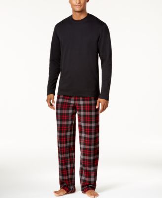 mens fleece nightwear