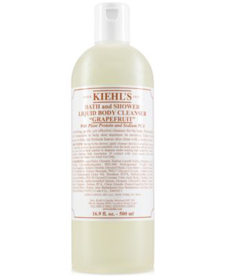 Жидкое очищающее средство для тела Kiehl's Since 1851 с грейпфрутом для ванны и душа, 16,9 унции. белый