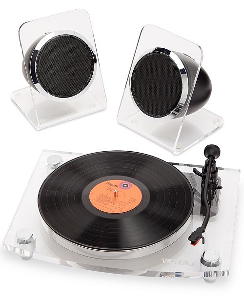 Innovative Technology Victrola Acrylic Bluetooth Record Player Speakers Reviews Gifts Games Men Macy S