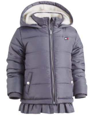 girls frilly coat