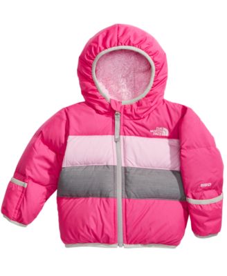 baby pink north face jacket