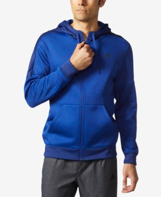 adidas climawarm hoodie blue
