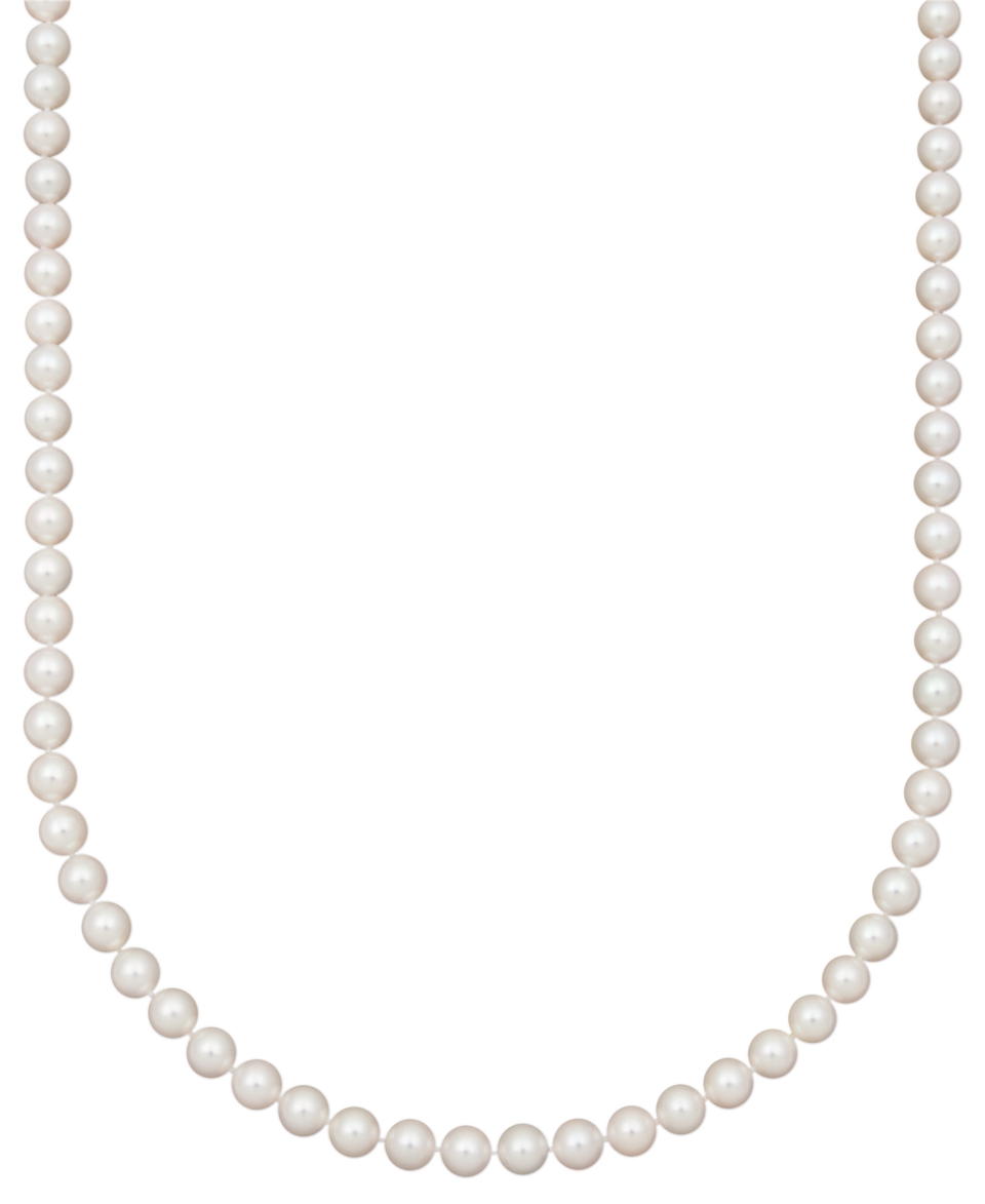 Belle de Mer Pearl Necklace, 16 14k Gold AA Akoya Cultured Pearl