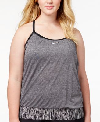 plus size nike swim top