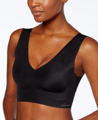 calvin klein invisibles v neck bralette