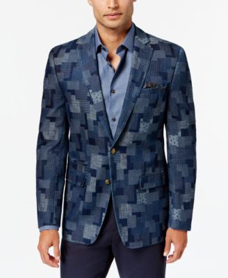 mens denim sport coat