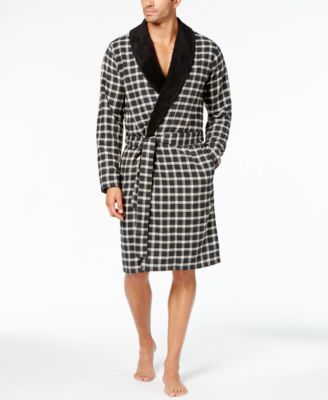 UGG® Men's Kalib Plaid Flannel Robe 
