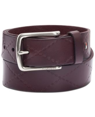 tommy hilfiger embossed belt