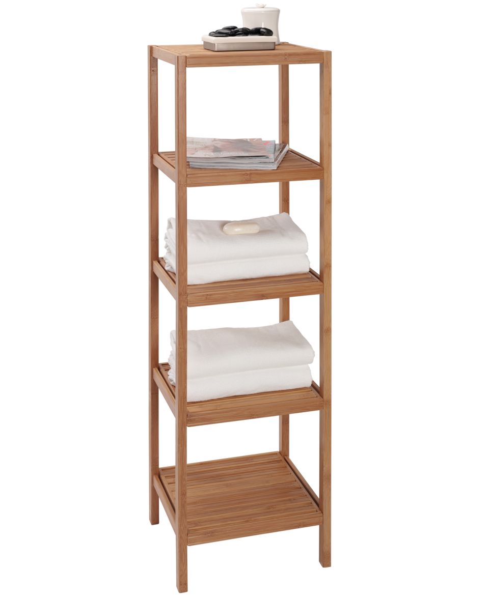 Creative Bath Organization, 3 Shelf Tower with Cabinet  