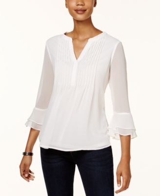 macys petite charter club tops