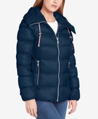 tommy hilfiger packable down jacket womens