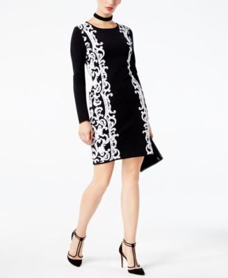 macy's white sweater dress