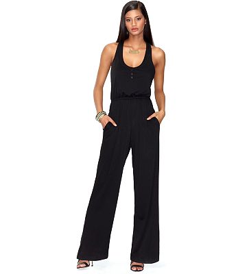 Bar III Jumpsuit, Layered Wide Leg - Pants & Capris - Women - Macy's