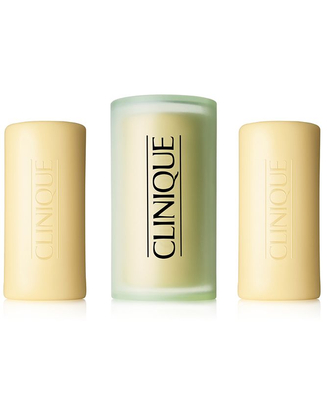 Clinique 3 Little Soaps with Travel Dish, Mild & Reviews Skin Care
