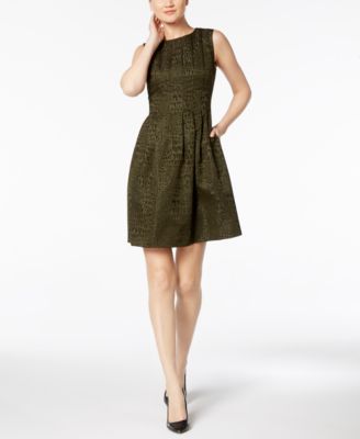 anne klein fit and flare dress