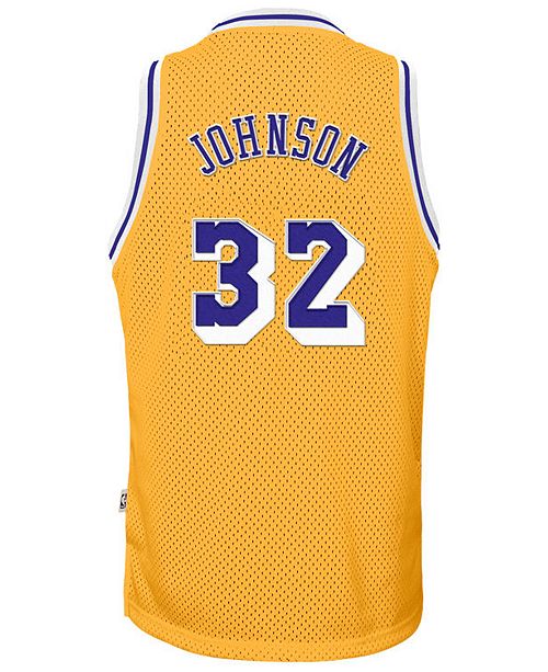 Adidas Magic Johnson Los Angeles Lakers Retired Player Swingman Jersey Big Boys 8 20 Reviews Sports Fan Shop By Lids Men Macy S