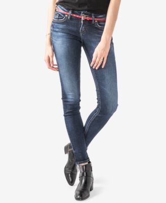 suki super skinny silver jeans
