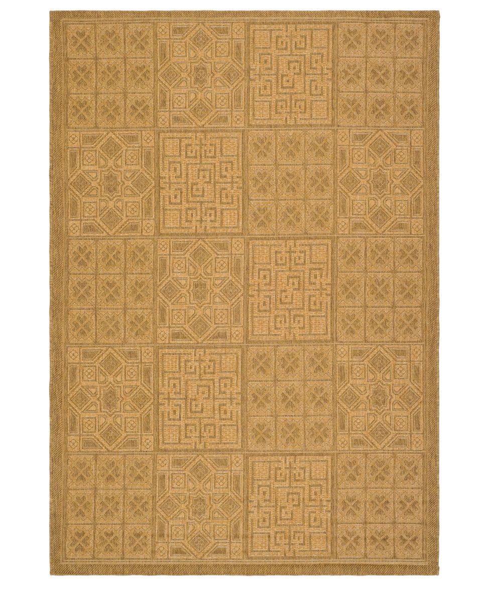 Safavieh Area Rug, Courtyard Indoor/Outdoor CY2098 3901 Beige/Black 5