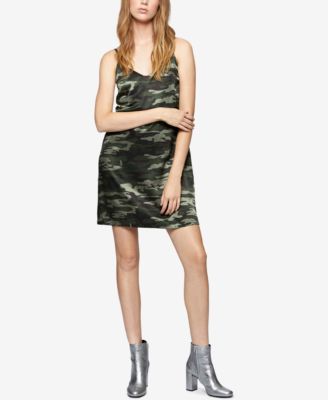 camo slip dress