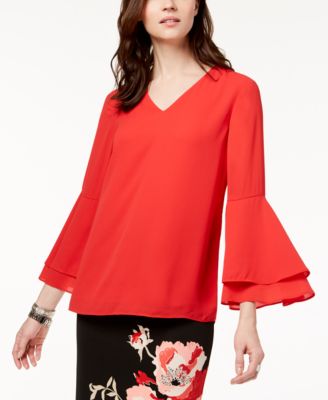 macy's chiffon blouses