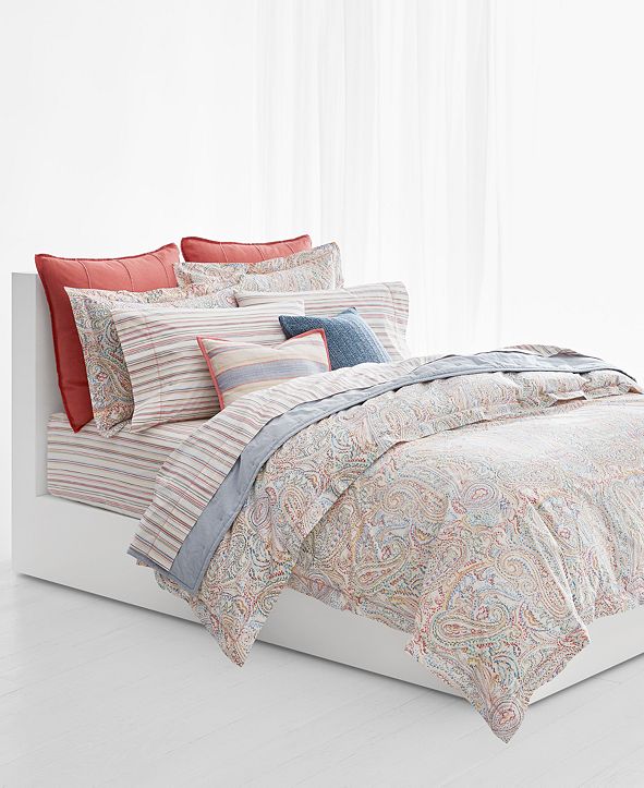 Lauren Ralph Lauren Cayden 3-Pc. Paisley Full/Queen ...