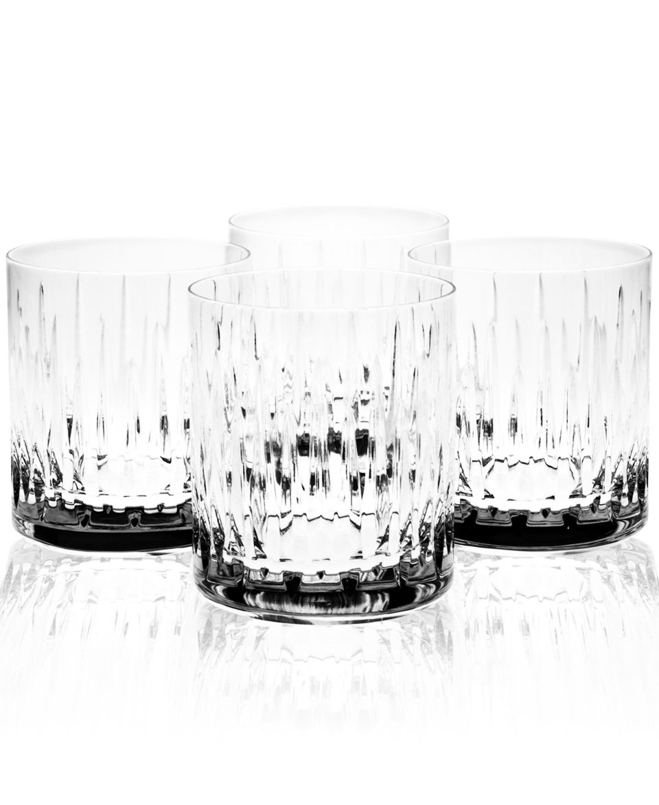 Lenox Drinkware, Set of 4 Firelight Double Old Fashioned Glasses