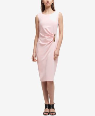 ruched sheath dress